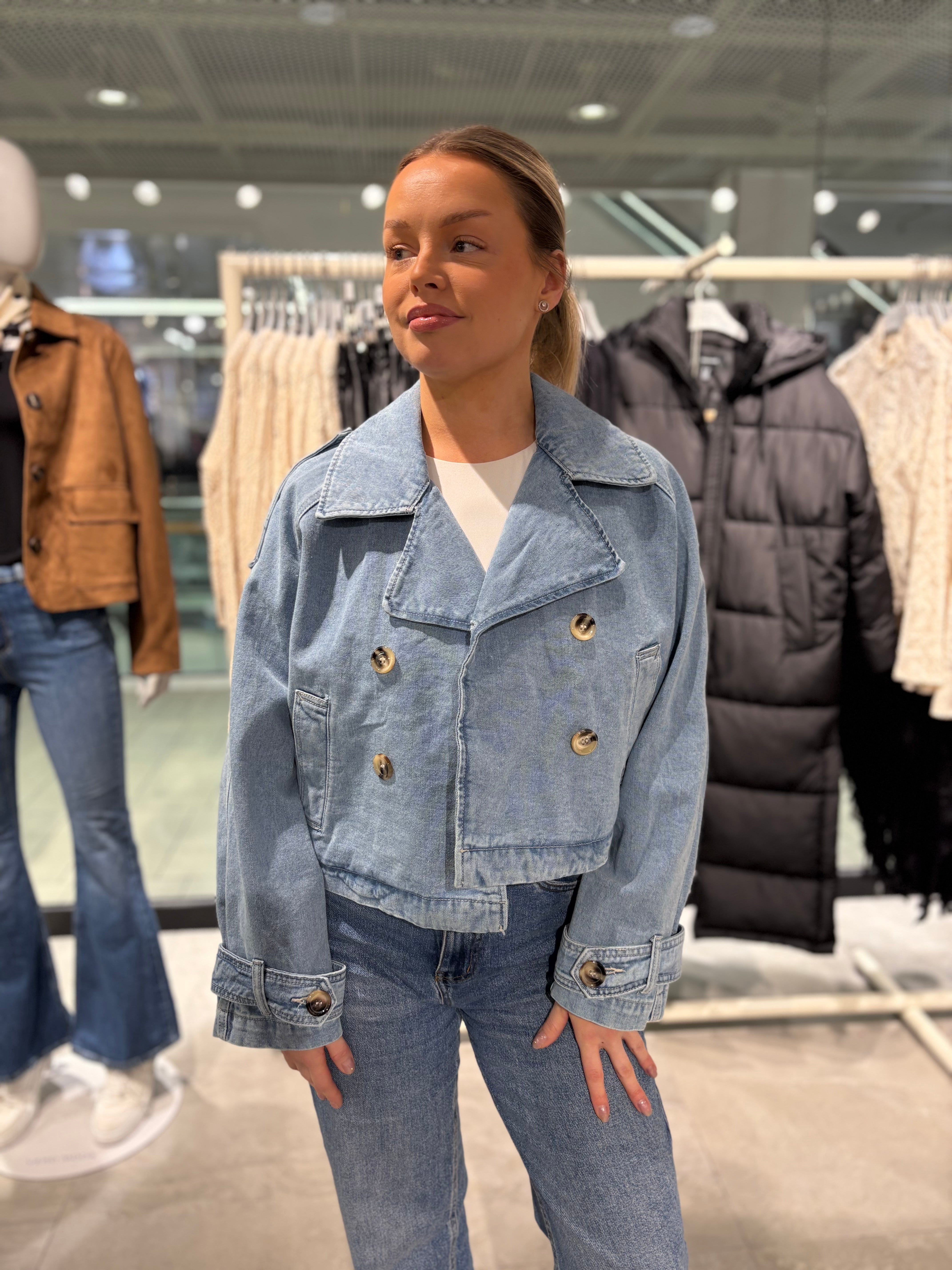 VMLELOU Jacket - Light Blue Denim